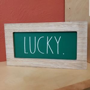 Rae Dunn lucky sign